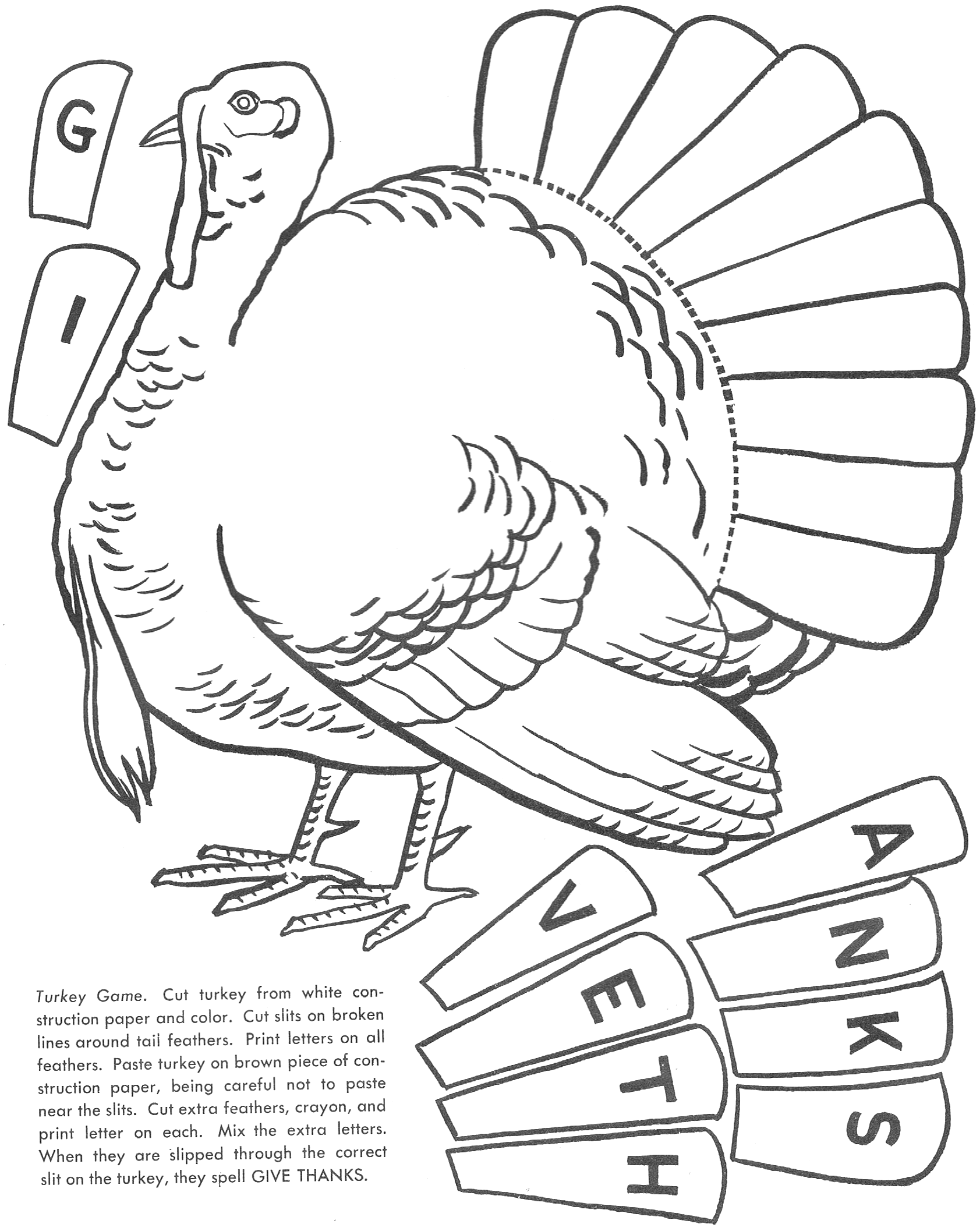 Coloring page: Turkey (Animals) #5307 - Free Printable Coloring Pages