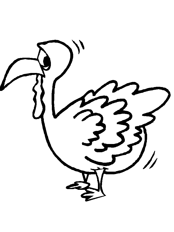 Coloring page: Turkey (Animals) #5314 - Free Printable Coloring Pages