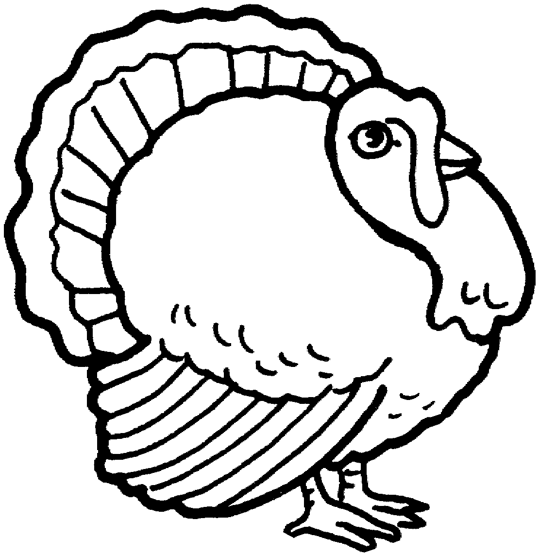 Coloring page: Turkey (Animals) #5316 - Free Printable Coloring Pages