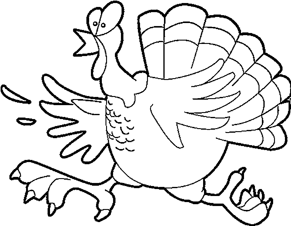 Coloring page: Turkey (Animals) #5327 - Free Printable Coloring Pages