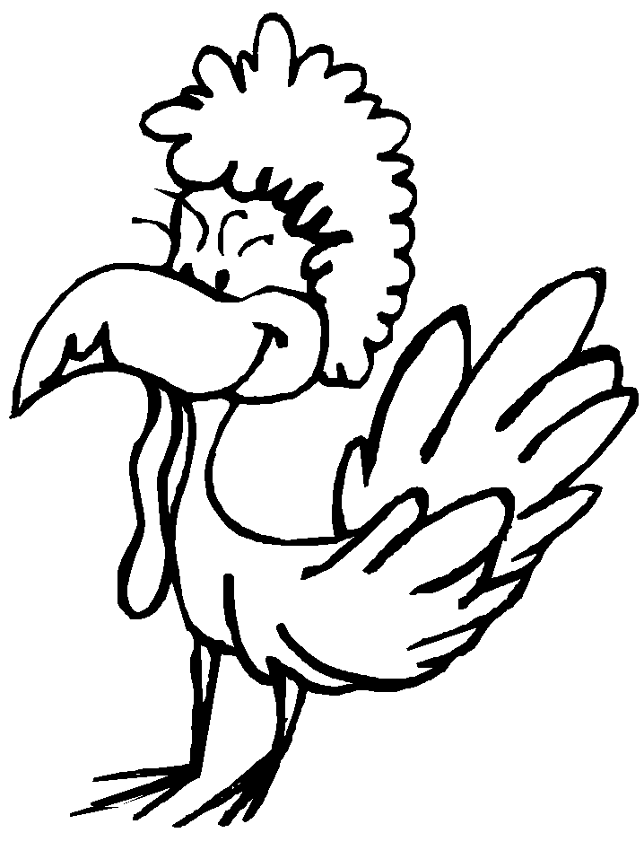 Coloring page: Turkey (Animals) #5331 - Free Printable Coloring Pages