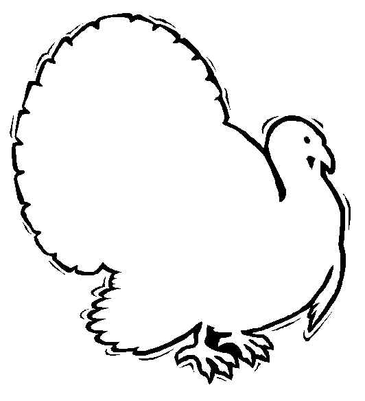 Coloring page: Turkey (Animals) #5339 - Free Printable Coloring Pages