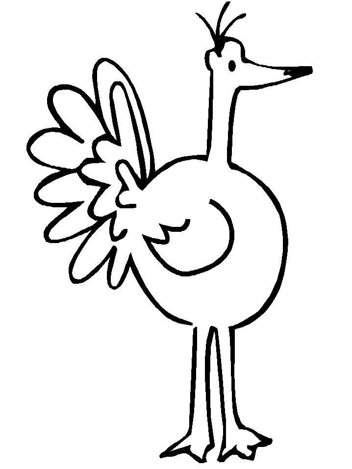 Coloring page: Turkey (Animals) #5372 - Free Printable Coloring Pages