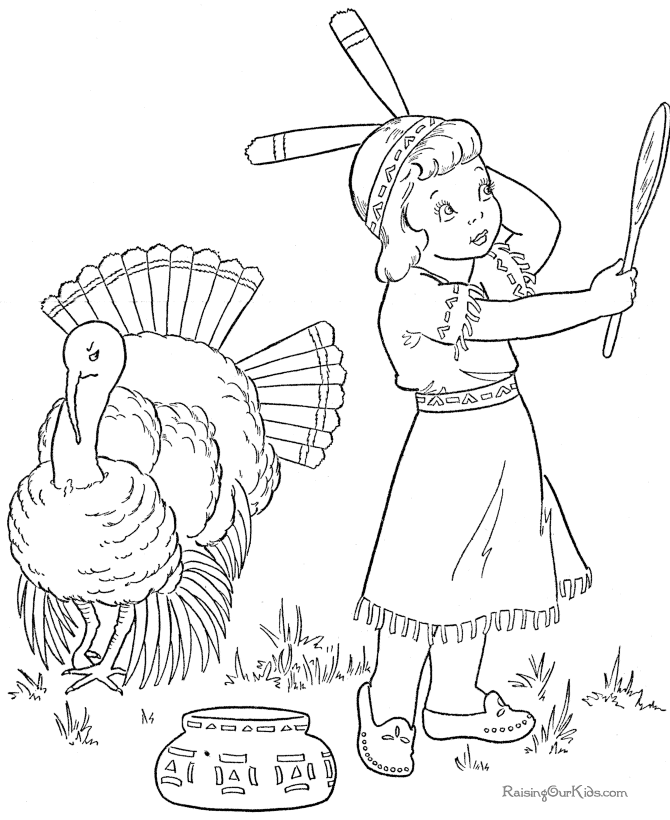 Coloring page: Turkey (Animals) #5374 - Free Printable Coloring Pages