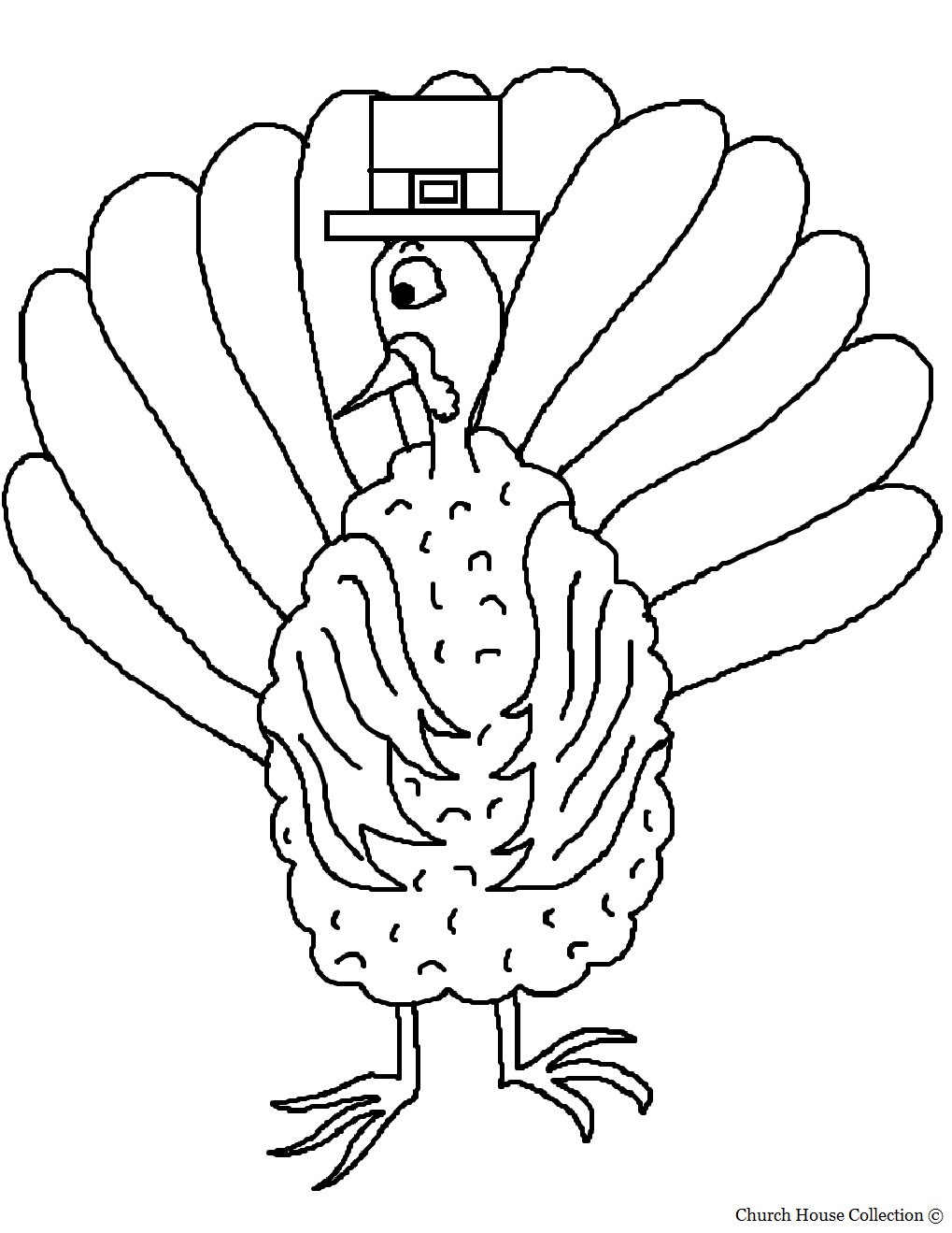 Drawing Turkey #5395 (Animals) – Printable coloring pages