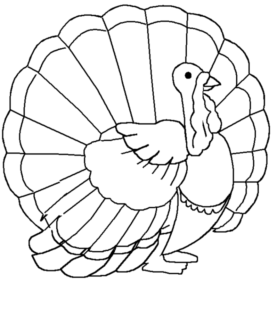 Coloring page: Turkey (Animals) #5427 - Free Printable Coloring Pages
