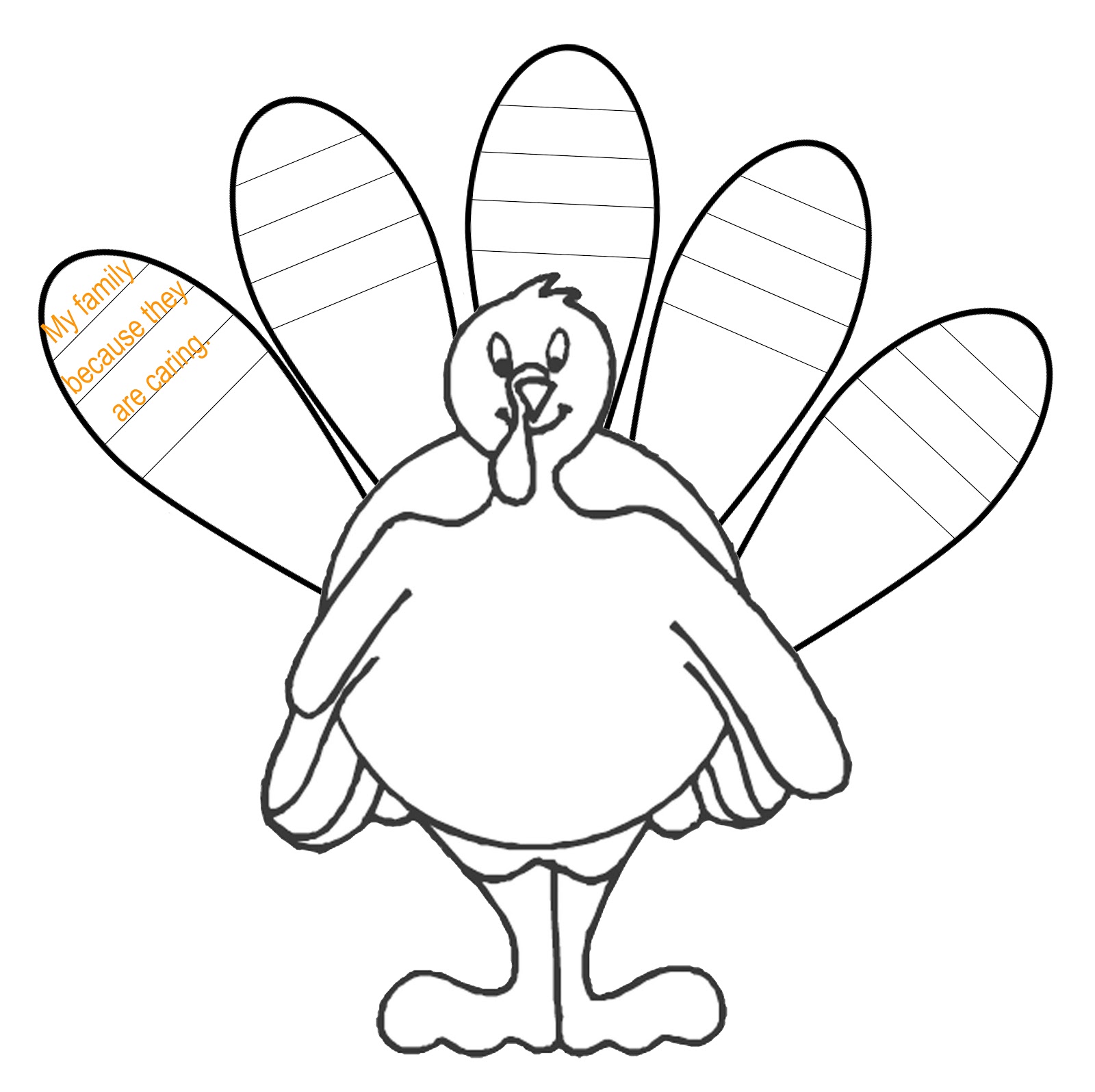 Coloring page: Turkey (Animals) #5435 - Free Printable Coloring Pages