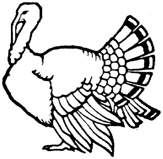 Coloring page: Turkey (Animals) #5447 - Free Printable Coloring Pages