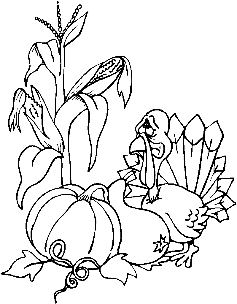 Coloring page: Turkey (Animals) #5455 - Free Printable Coloring Pages