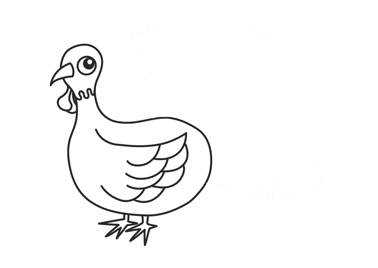Coloring page: Turkey (Animals) #5459 - Free Printable Coloring Pages