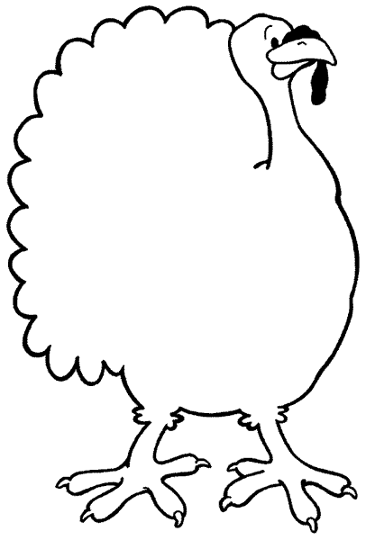 Drawing Turkey #5470 (Animals) – Printable coloring pages