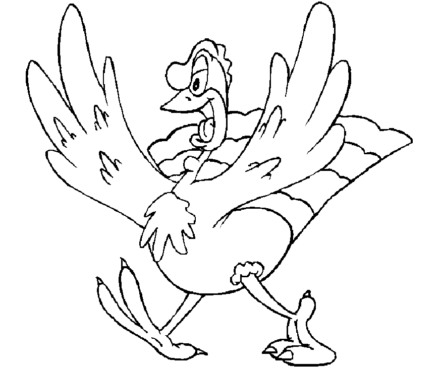 Coloring page: Turkey (Animals) #5474 - Free Printable Coloring Pages