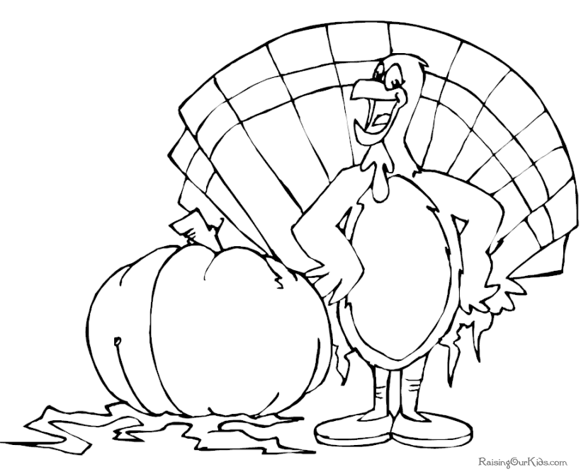 Coloring page: Turkey (Animals) #5483 - Free Printable Coloring Pages