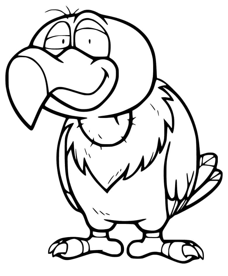 Free printable Vulture coloring page #205347 from Animals collection Free printable Vulture coloring page #205347 from Animals collection