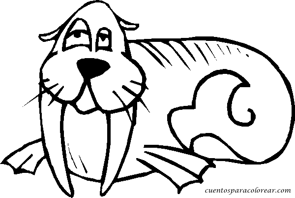 Coloring page: Walrus (Animals) #16484 - Free Printable Coloring Pages