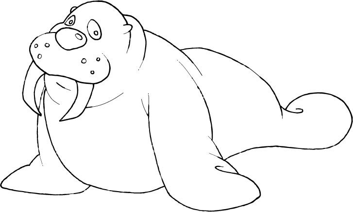 Coloring page: Walrus (Animals) #16507 - Free Printable Coloring Pages