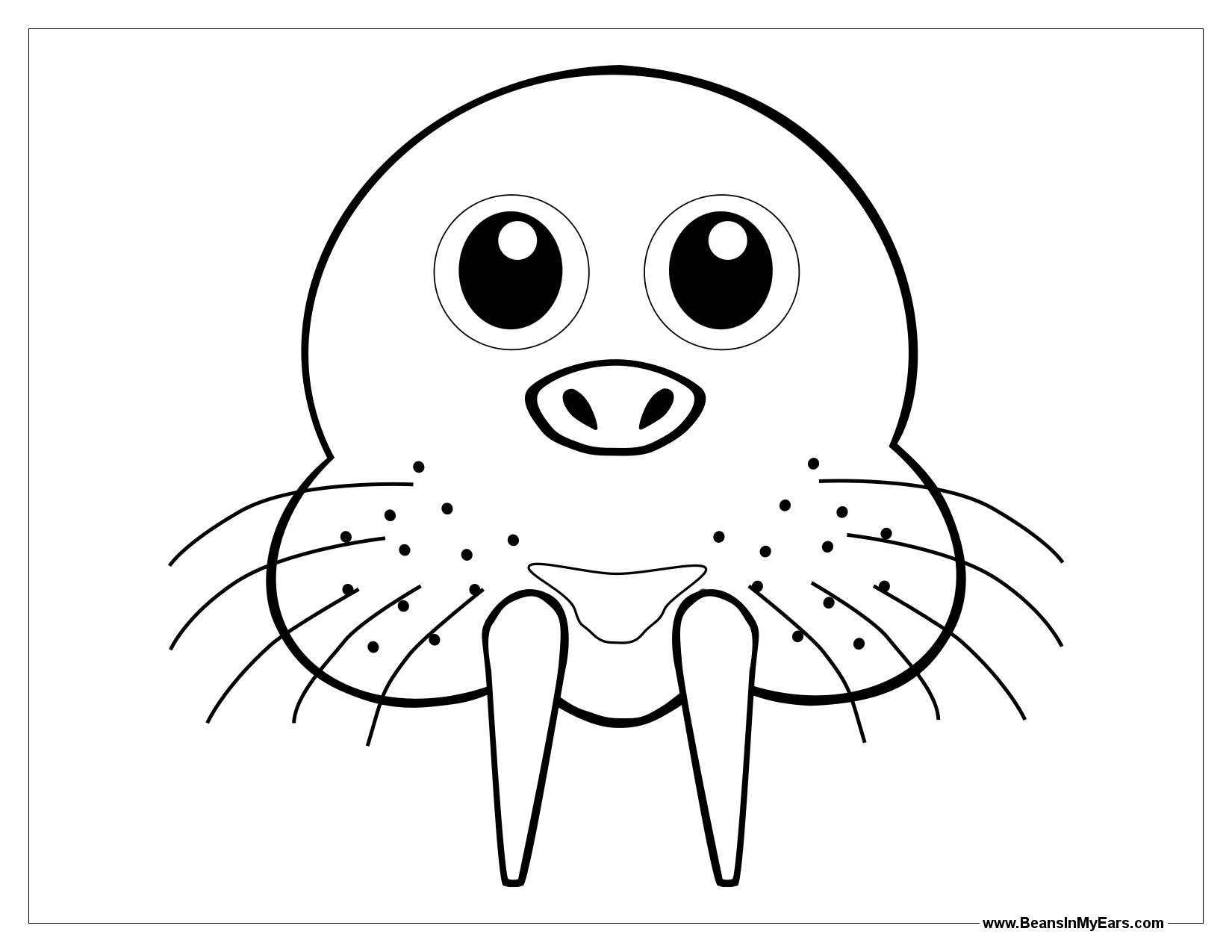 Coloring page: Walrus (Animals) #16538 - Free Printable Coloring Pages