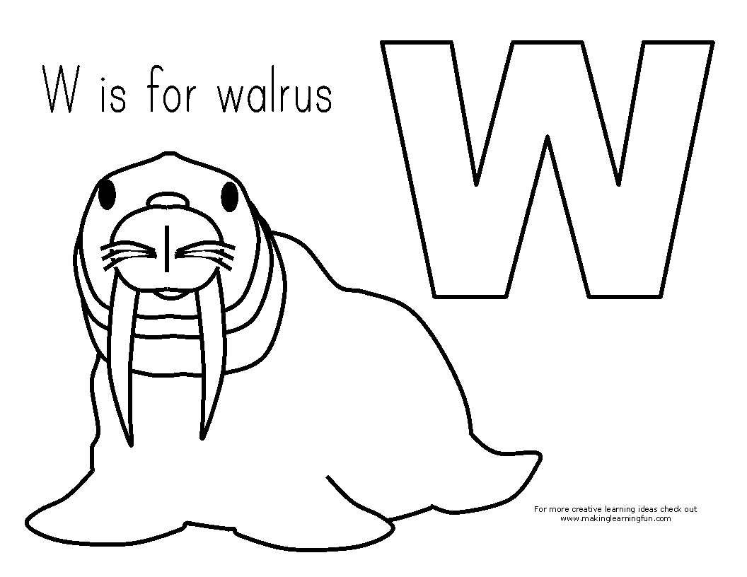 Coloring page: Walrus (Animals) #16543 - Free Printable Coloring Pages