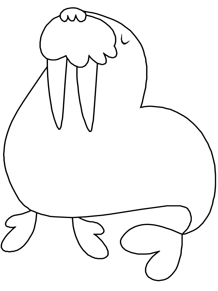 Coloring page: Walrus (Animals) #16580 - Free Printable Coloring Pages