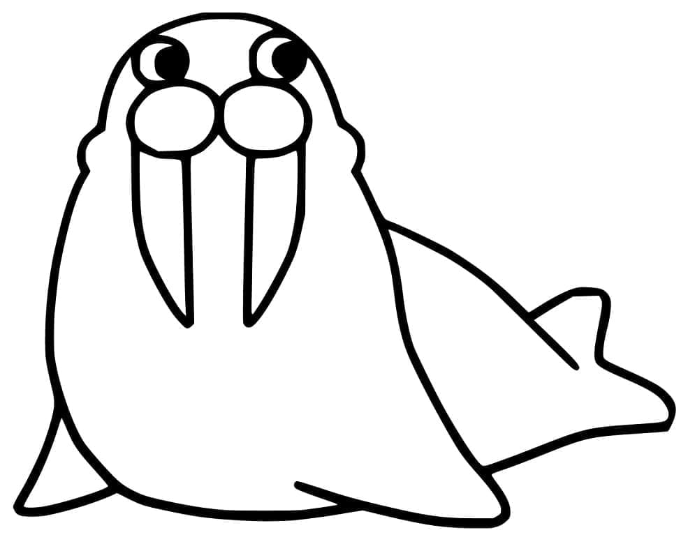 Free printable Walrus coloring page #208703 from Animals collection