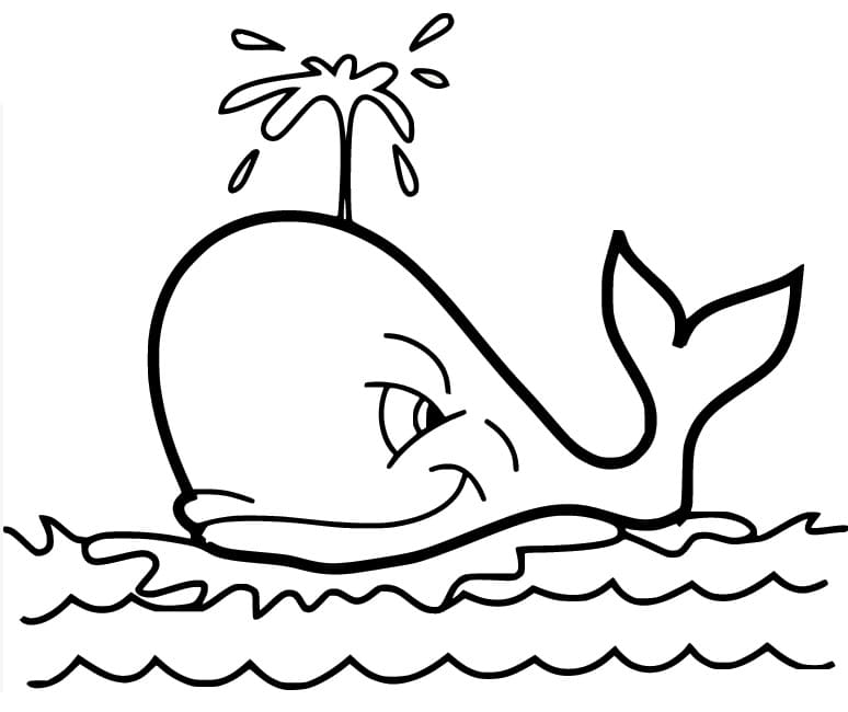 Free printable Whale coloring page #184690 from Animals collection