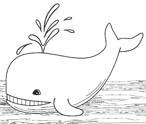 Free printable Whale coloring page #184703 from Animals collection