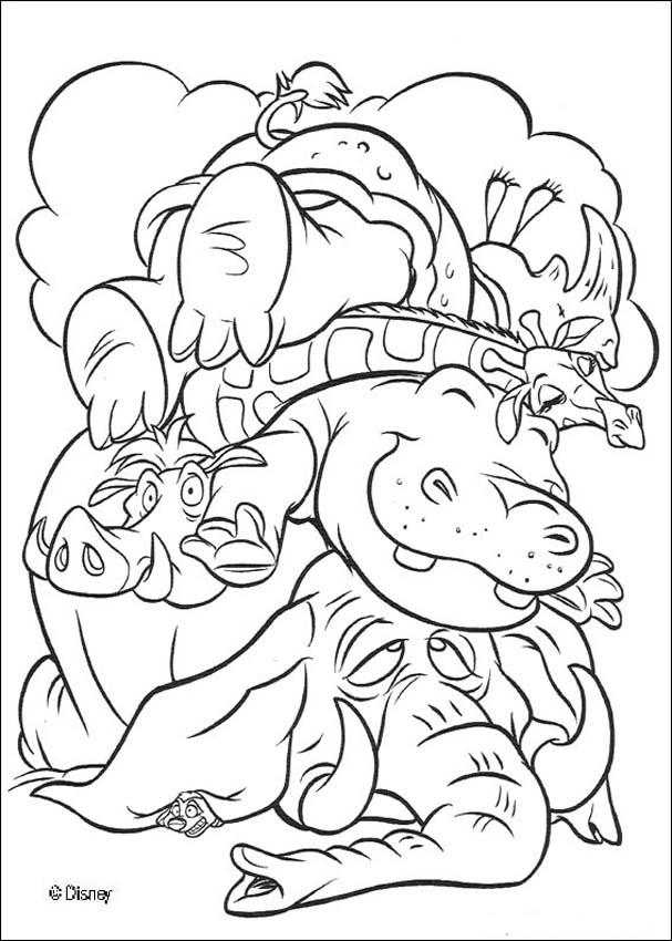 Coloring page: Wild / Jungle Animals (Animals) #21099 - Free Printable Coloring Pages