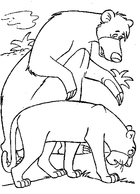 Coloring page: Wild / Jungle Animals (Animals) #21134 - Free Printable Coloring Pages