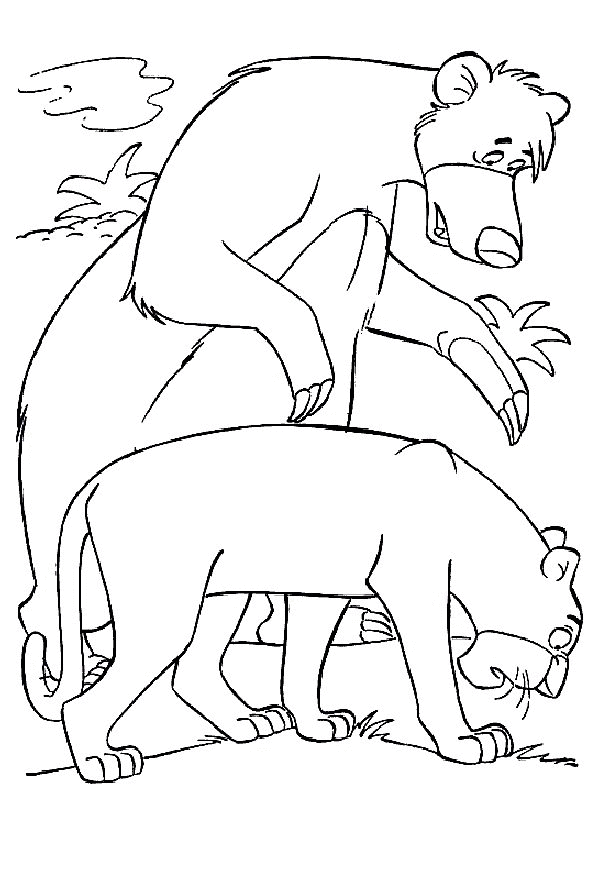 Coloring page: Wild / Jungle Animals (Animals) #21218 - Free Printable Coloring Pages