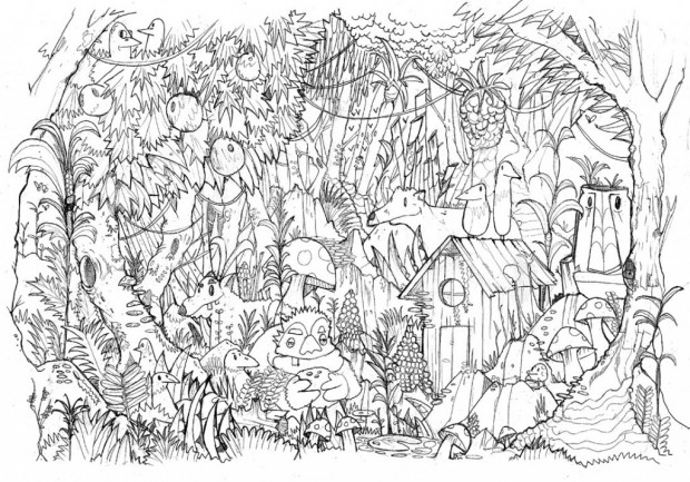 Coloring page: Wild / Jungle Animals (Animals) #21245 - Free Printable Coloring Pages