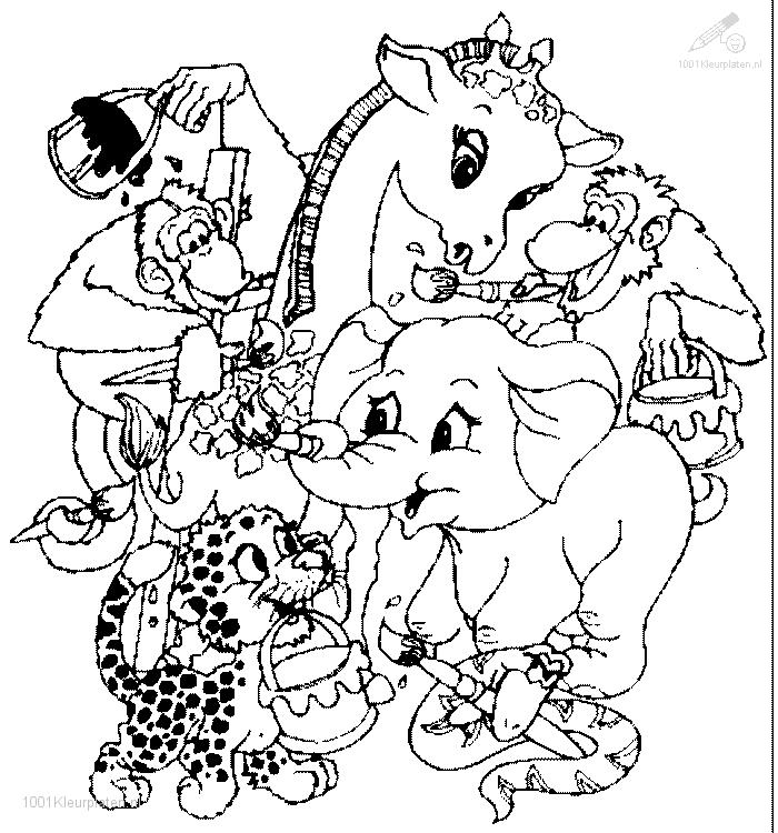 Drawing Wild / Jungle Animals #21282 (Animals) – Printable coloring pages