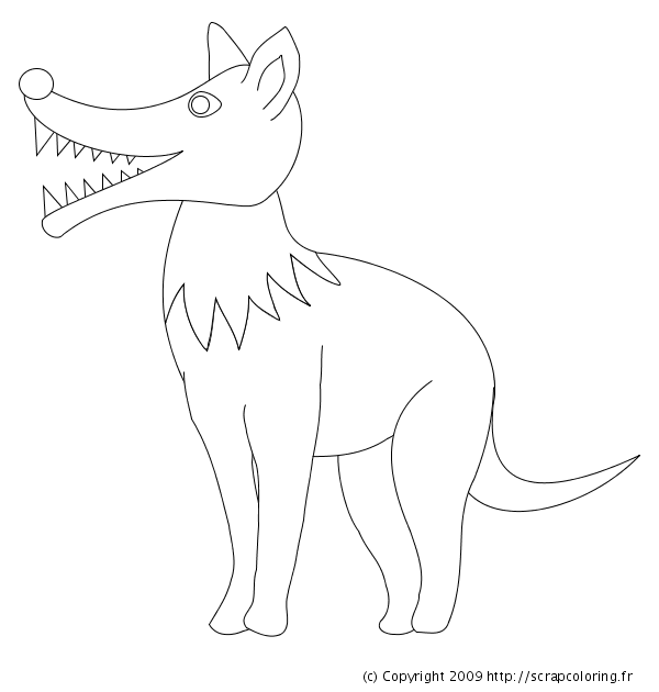 Coloring page: Wolf (Animals) #10458 - Free Printable Coloring Pages