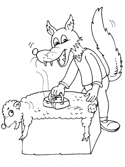 Coloring page: Wolf (Animals) #10476 - Free Printable Coloring Pages
