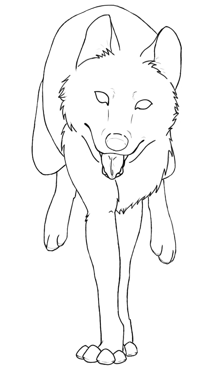 Coloring page: Wolf (Animals) #10478 - Free Printable Coloring Pages