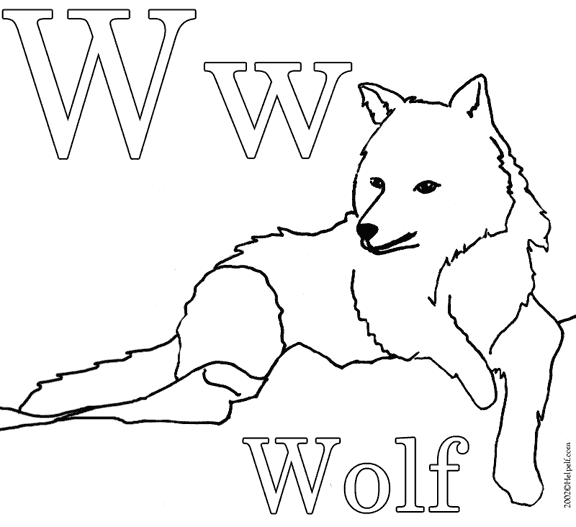 Coloring page: Wolf (Animals) #10524 - Free Printable Coloring Pages
