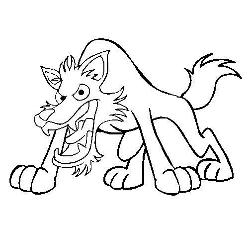 Coloring page: Wolf (Animals) #10542 - Free Printable Coloring Pages