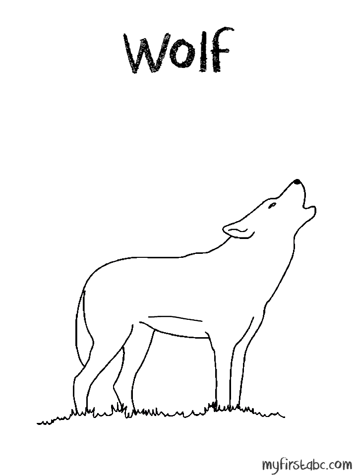 Coloring page: Wolf (Animals) #10571 - Free Printable Coloring Pages