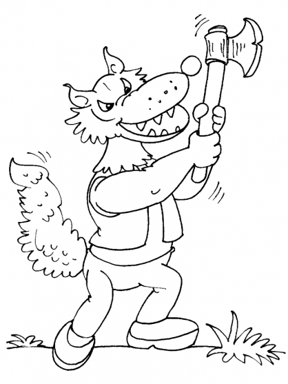 Coloring page: Wolf (Animals) #10584 - Free Printable Coloring Pages