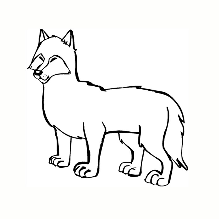 Coloring page: Wolf (Animals) #10594 - Free Printable Coloring Pages