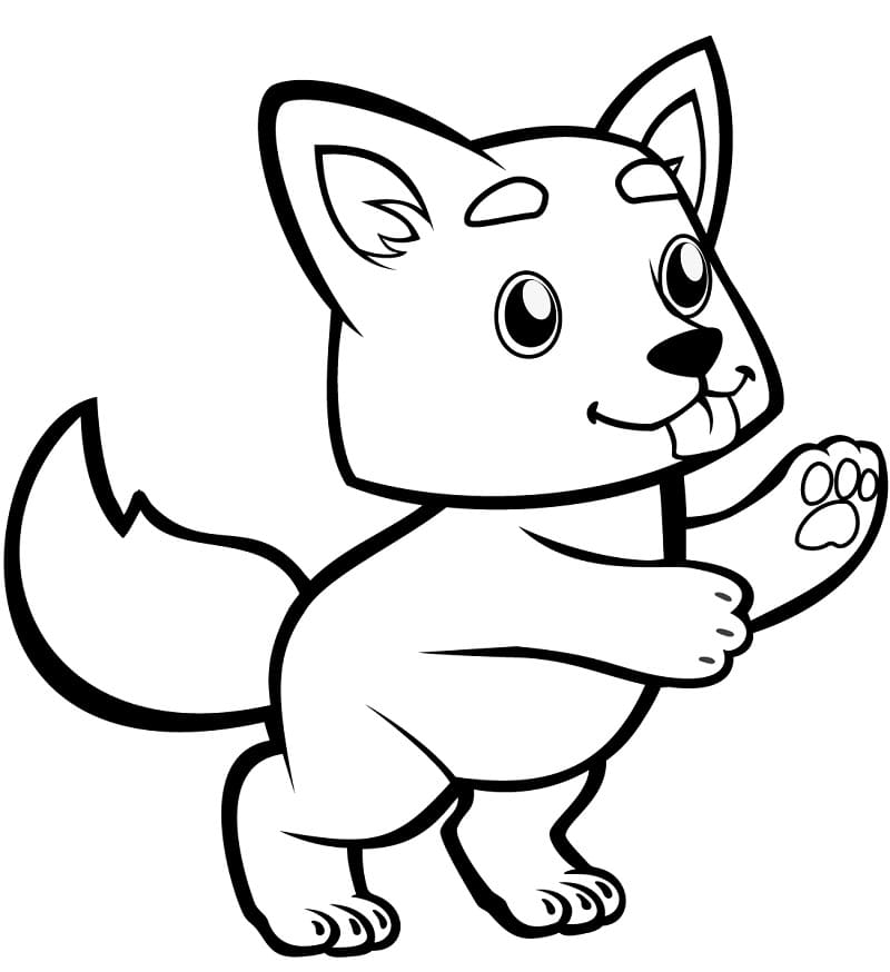 Free printable Wolf coloring page #175232 from Animals collection
