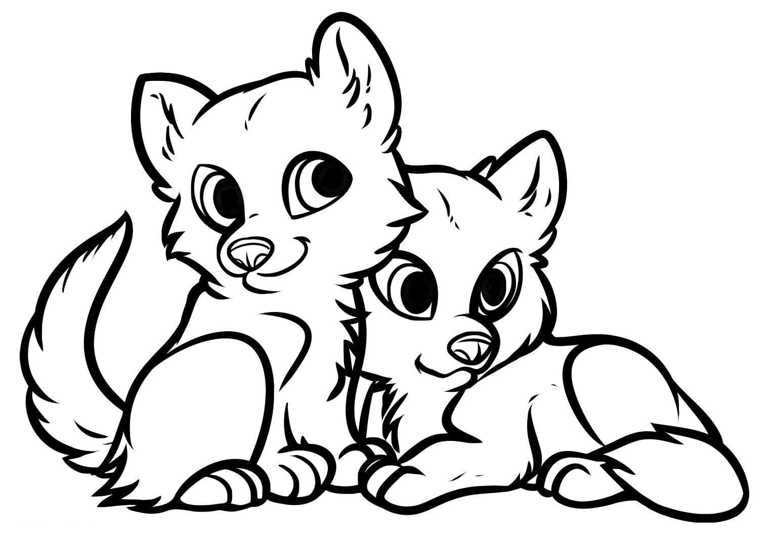 Free printable Wolf coloring page #175235 from Animals collection