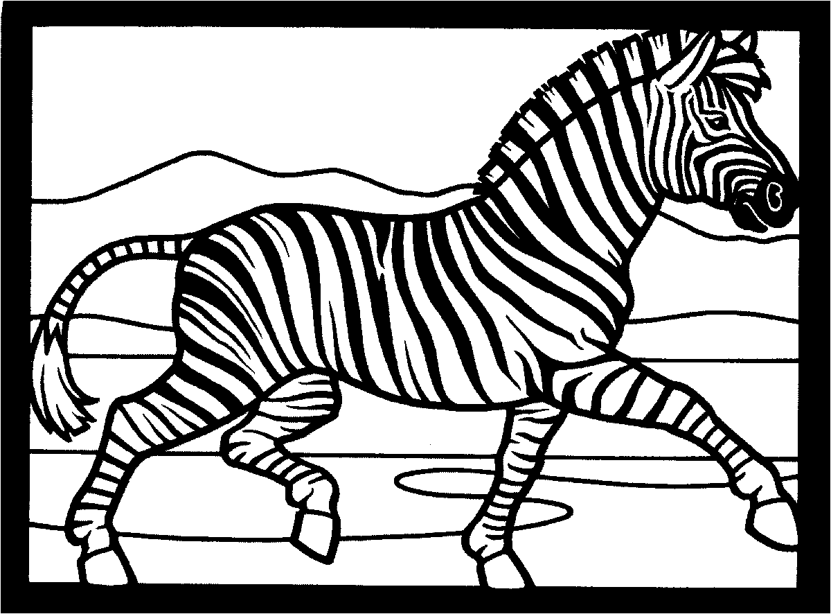Coloring page: Zebra (Animals) #12978 - Free Printable Coloring Pages