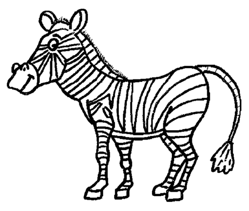 Coloring page: Zebra (Animals) #12983 - Free Printable Coloring Pages