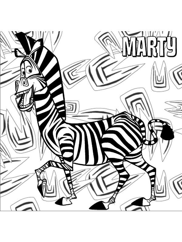 Coloring page: Zebra (Animals) #12984 - Free Printable Coloring Pages