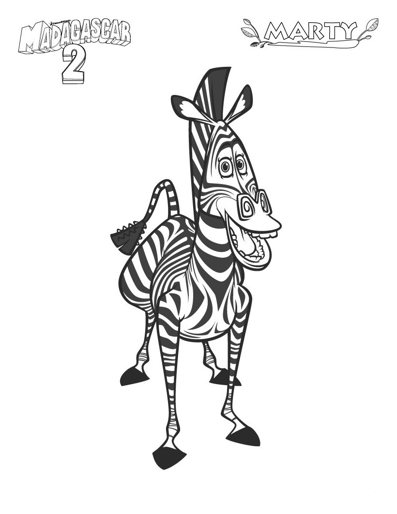 Coloring page: Zebra (Animals) #12985 - Free Printable Coloring Pages