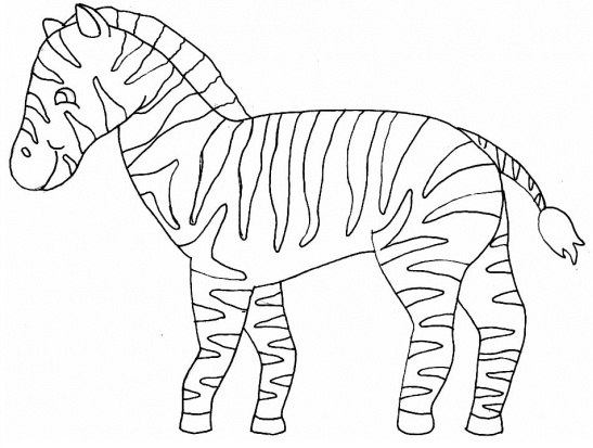 Coloring page: Zebra (Animals) #12988 - Free Printable Coloring Pages