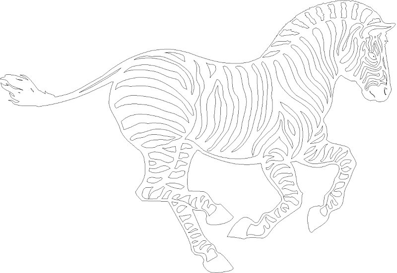 Coloring page: Zebra (Animals) #13000 - Free Printable Coloring Pages