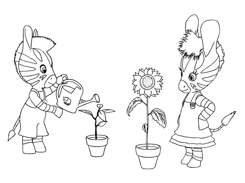 Coloring page: Zebra (Animals) #13002 - Free Printable Coloring Pages