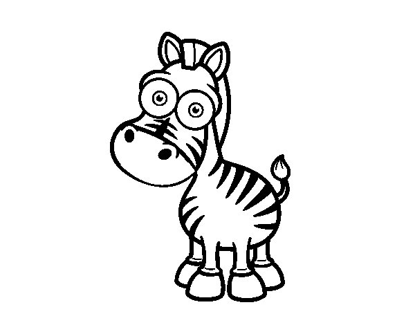 Coloring page: Zebra (Animals) #13006 - Free Printable Coloring Pages