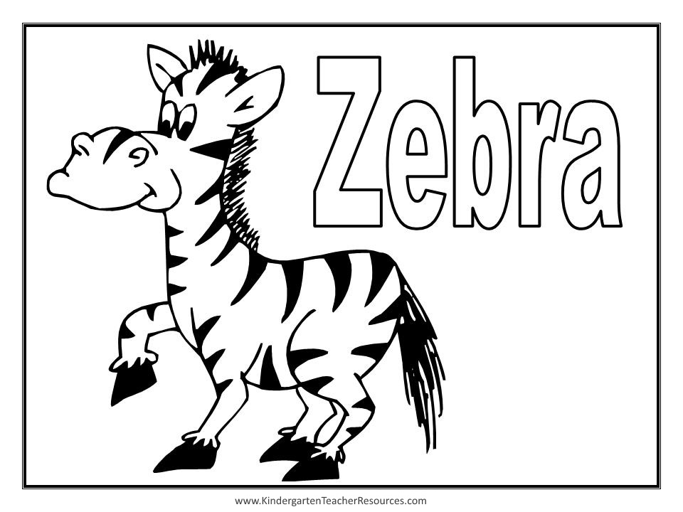 Coloring page: Zebra (Animals) #13031 - Free Printable Coloring Pages